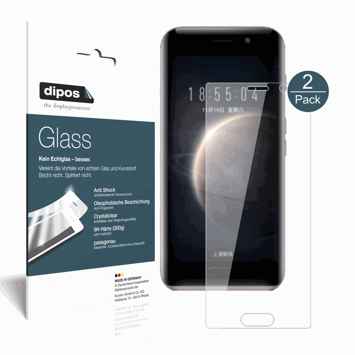 2x 9H Schutzfolie für Huawei Honor Magic Panzerfolie