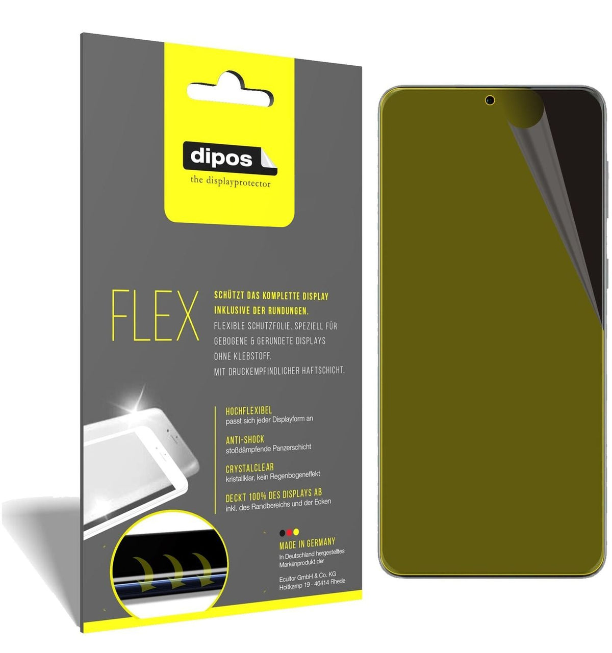 2x 3D Full Cover Schutzfolie für Huawei P50
