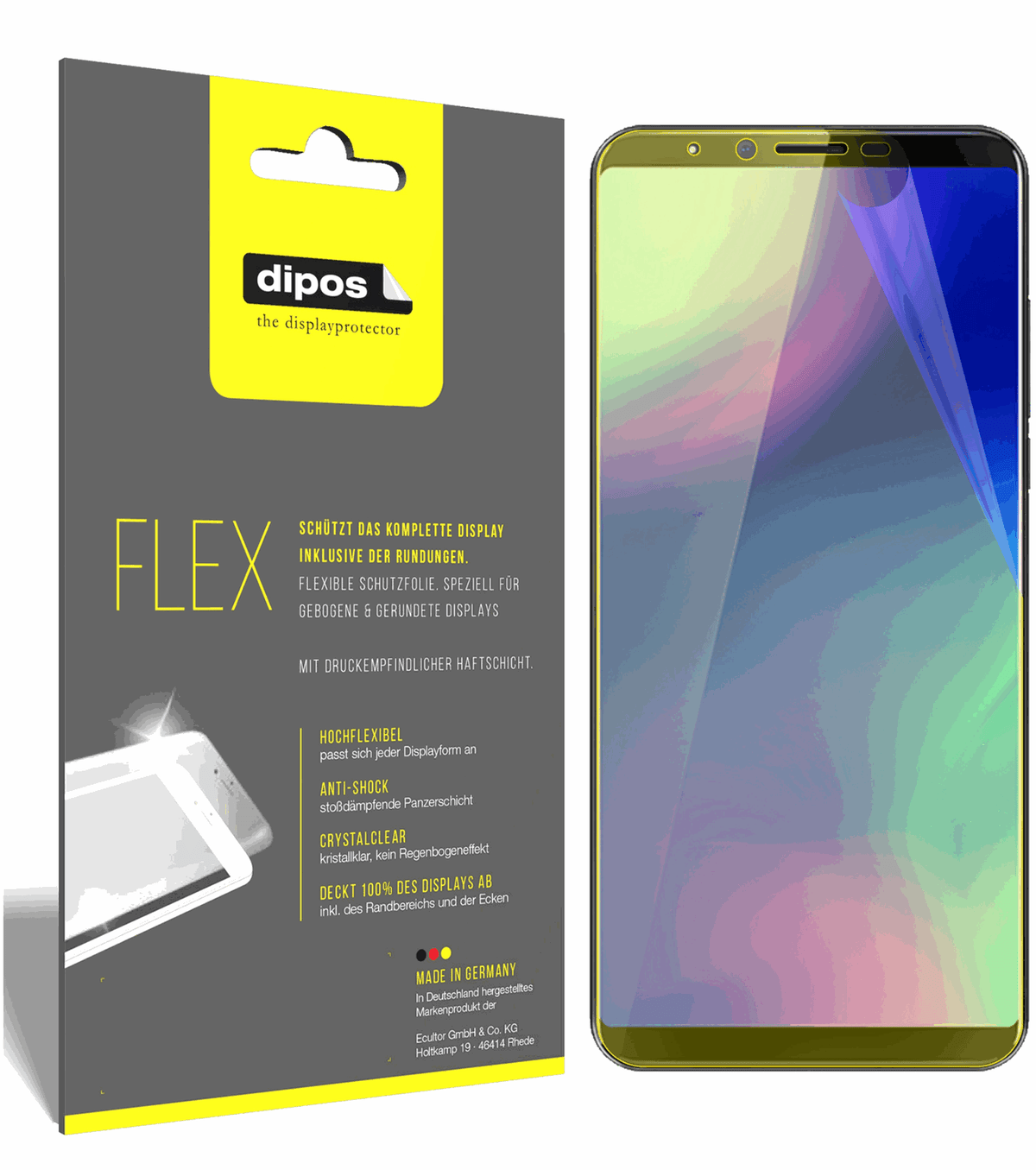 3x 3D Full Cover Schutzfolie für Cubot X18 Plus