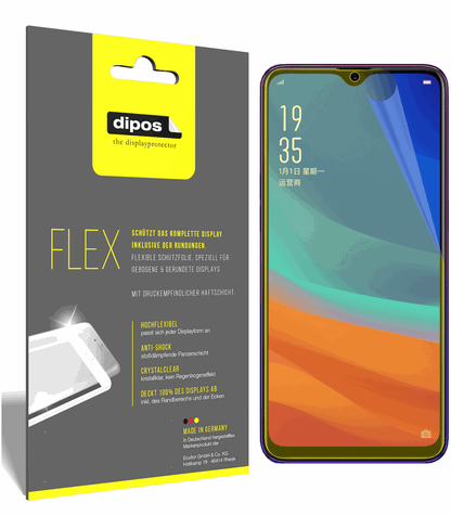 3x 3D Full Cover Schutzfolie für Oppo A7x