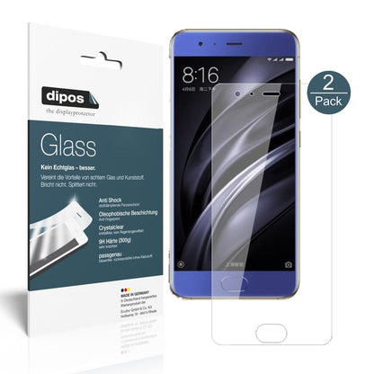 2x 9H Schutzfolie für Xiaomi Mi6 Panzerfolie