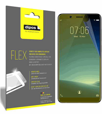 3x 3D Full Cover Schutzfolie für Vivo V7