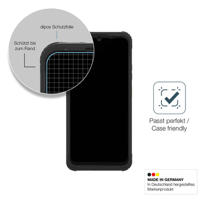Schutzglasfolie mit optimaler Passform, zur Verwendung mit Hüllen geeignet