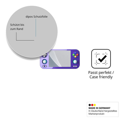 Schutzglasfolie mit optimaler Passform, zur Verwendung mit Hüllen geeignet