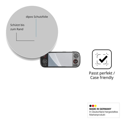 Schutzglasfolie mit optimaler Passform, zur Verwendung mit Hüllen geeignet
