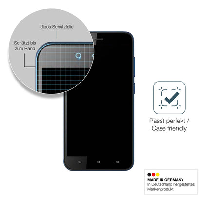 Schutzglasfolie mit optimaler Passform, zur Verwendung mit Hüllen geeignet