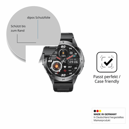 Schutzglasfolie mit optimaler Passform, zur Verwendung mit Hüllen geeignet