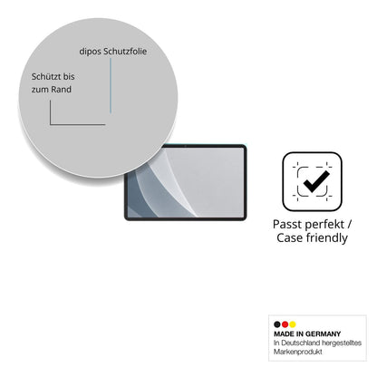 Schutzglasfolie mit optimaler Passform, zur Verwendung mit Hüllen geeignet
