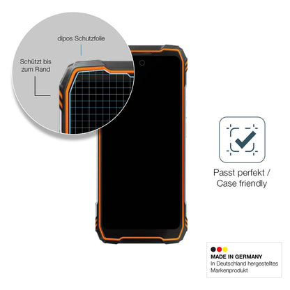 Schutzglasfolie mit optimaler Passform, zur Verwendung mit Hüllen geeignet