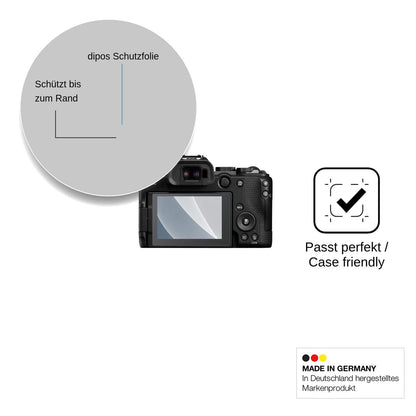 2x 9H Schutzfolie matt für Canon EOS R8 Mark II Panzerfolie