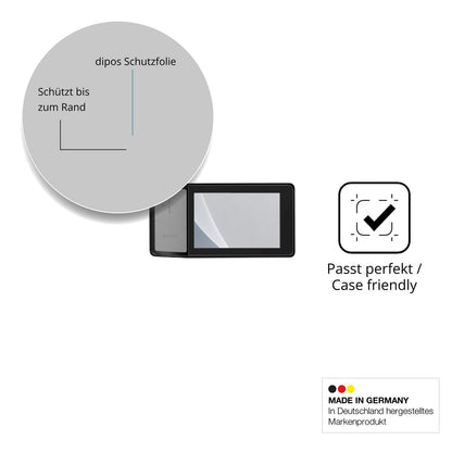Schutzglasfolie mit optimaler Passform, zur Verwendung mit Hüllen geeignet
