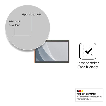 Schutzglasfolie mit optimaler Passform, zur Verwendung mit Hüllen geeignet