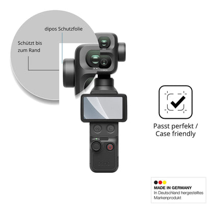 Schutzglasfolie mit optimaler Passform, zur Verwendung mit Hüllen geeignet
