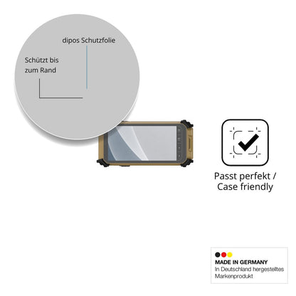 Schutzglasfolie mit optimaler Passform, zur Verwendung mit Hüllen geeignet