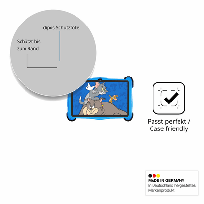 Schutzglasfolie mit optimaler Passform, zur Verwendung mit Hüllen geeignet