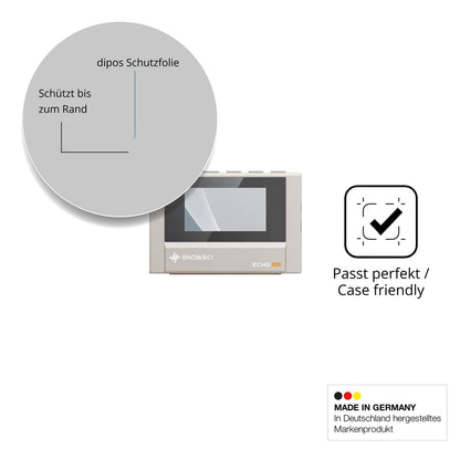Schutzglasfolie mit optimaler Passform, zur Verwendung mit Hüllen geeignet