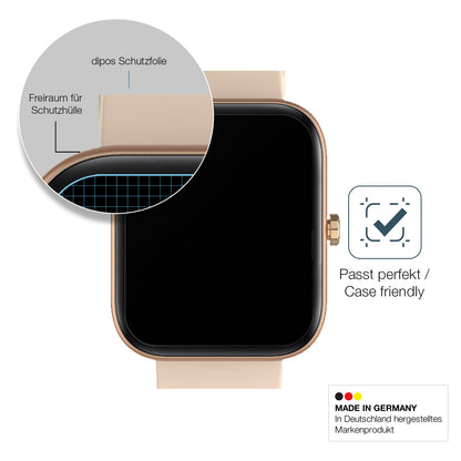 Schutzglasfolie mit optimaler Passform, zur Verwendung mit Hüllen geeignet