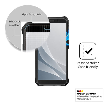 Schutzglasfolie mit optimaler Passform, zur Verwendung mit Hüllen geeignet