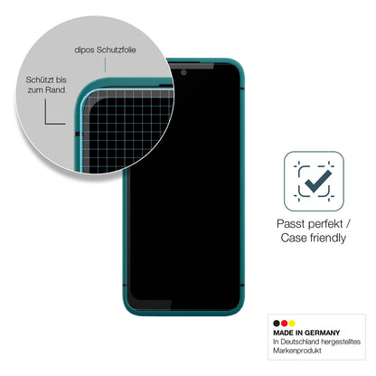 Schutzglasfolie mit optimaler Passform, zur Verwendung mit Hüllen geeignet