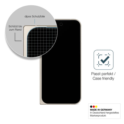 Schutzglasfolie mit optimaler Passform, zur Verwendung mit Hüllen geeignet