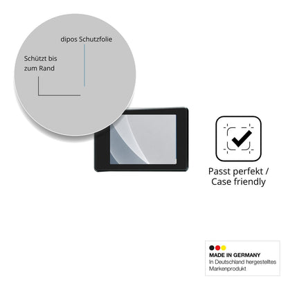 Schutzglasfolie mit optimaler Passform, zur Verwendung mit Hüllen geeignet
