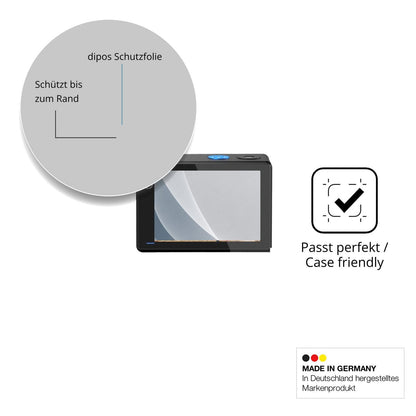 Schutzglasfolie mit optimaler Passform, zur Verwendung mit Hüllen geeignet