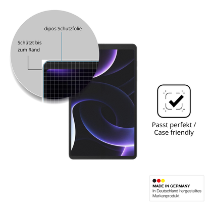 Schutzglasfolie mit optimaler Passform, zur Verwendung mit Hüllen geeignet