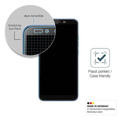 Schutzglasfolie mit optimaler Passform, zur Verwendung mit Hüllen geeignet