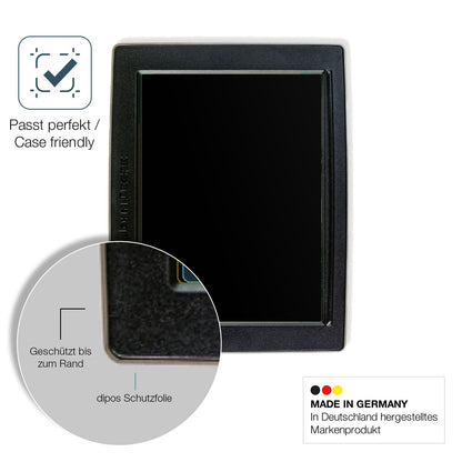 Schutzglasfolie mit optimaler Passform, zur Verwendung mit Hüllen geeignet