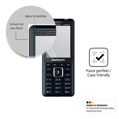 Schutzglasfolie mit optimaler Passform, zur Verwendung mit Hüllen geeignet