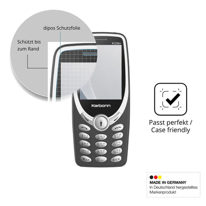 Schutzglasfolie mit optimaler Passform, zur Verwendung mit Hüllen geeignet