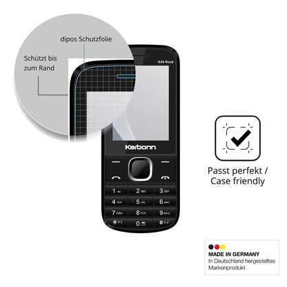 Schutzglasfolie mit optimaler Passform, zur Verwendung mit Hüllen geeignet