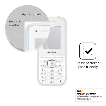 Schutzglasfolie mit optimaler Passform, zur Verwendung mit Hüllen geeignet