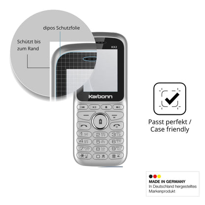 Schutzglasfolie mit optimaler Passform, zur Verwendung mit Hüllen geeignet