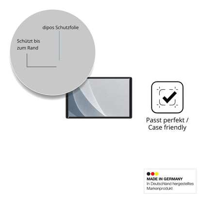 Schutzglasfolie mit optimaler Passform, zur Verwendung mit Hüllen geeignet