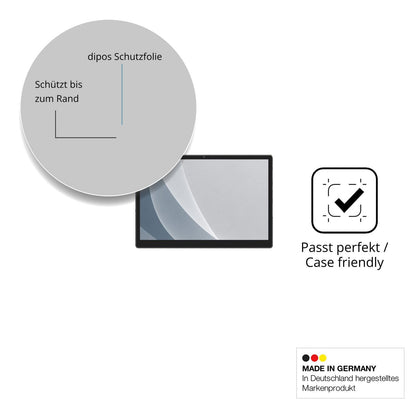 Schutzglasfolie mit optimaler Passform, zur Verwendung mit Hüllen geeignet