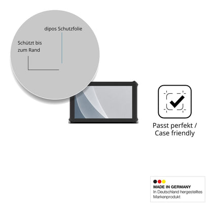 Schutzglasfolie mit optimaler Passform, zur Verwendung mit Hüllen geeignet