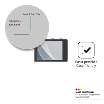 Schutzglasfolie mit optimaler Passform, zur Verwendung mit Hüllen geeignet