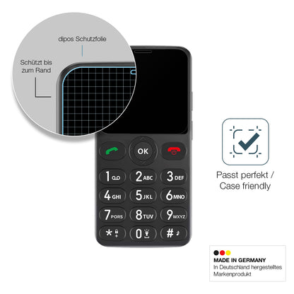 Schutzglasfolie mit optimaler Passform, zur Verwendung mit Hüllen geeignet