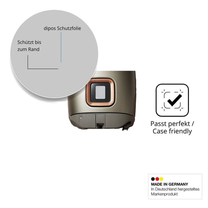 Schutzglasfolie mit optimaler Passform, zur Verwendung mit Hüllen geeignet