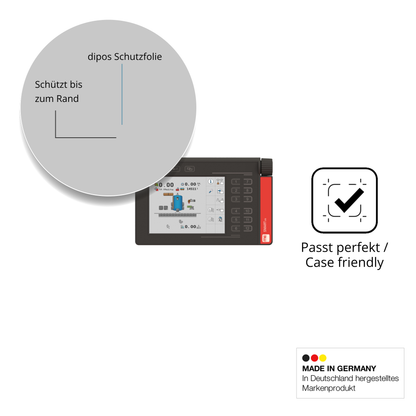 Schutzglasfolie mit optimaler Passform, zur Verwendung mit Hüllen geeignet