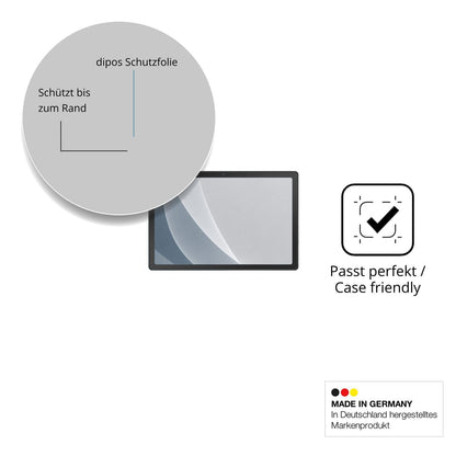 Schutzglasfolie mit optimaler Passform, zur Verwendung mit Hüllen geeignet