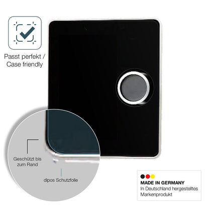 Schutzglasfolie mit optimaler Passform, zur Verwendung mit Hüllen geeignet