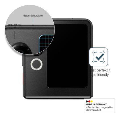 Schutzglasfolie mit optimaler Passform, zur Verwendung mit Hüllen geeignet
