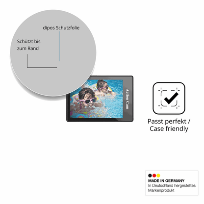 Schutzglasfolie mit optimaler Passform, zur Verwendung mit Hüllen geeignet