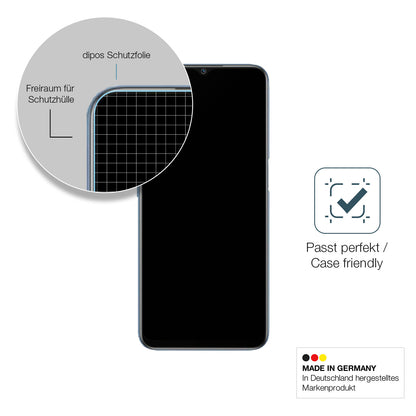Schutzglasfolie mit optimaler Passform, zur Verwendung mit Hüllen geeignet