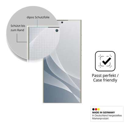 Schutzglasfolie mit optimaler Passform, zur Verwendung mit Hüllen geeignet