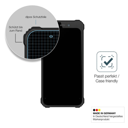 Schutzglasfolie mit optimaler Passform, zur Verwendung mit Hüllen geeignet