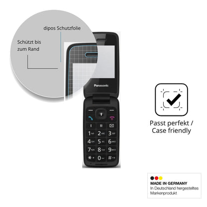 Schutzglasfolie mit optimaler Passform, zur Verwendung mit Hüllen geeignet