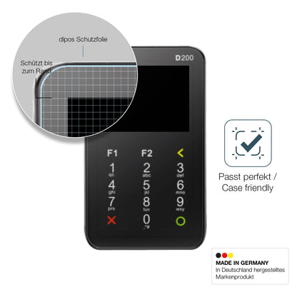 Schutzglasfolie mit optimaler Passform, zur Verwendung mit Hüllen geeignet